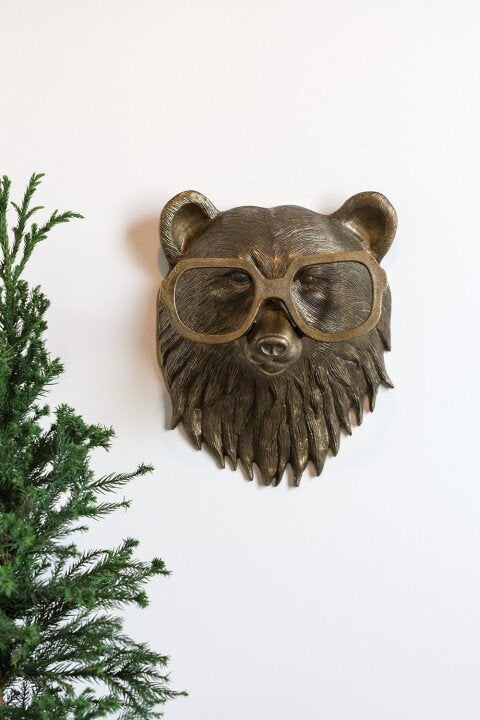 Animal Head Wall Decor Hand-Painted UV-Resistant & Lightweight