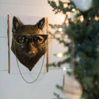 Animal Head Wall Decor Hand-Painted UV-Resistant & Lightweight