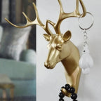 Animal Head Wall Hook Cast Iron Mounting Hardware Included