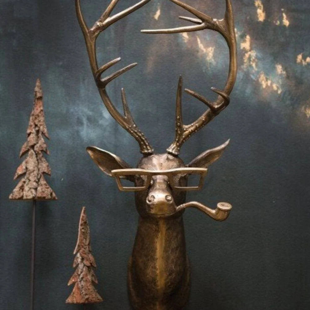 Animal Head Wall Sculpture Sculpted Durable & Easy Mount