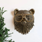 Animal Head Wall Sculpture Sculpted Durable & Easy Mount