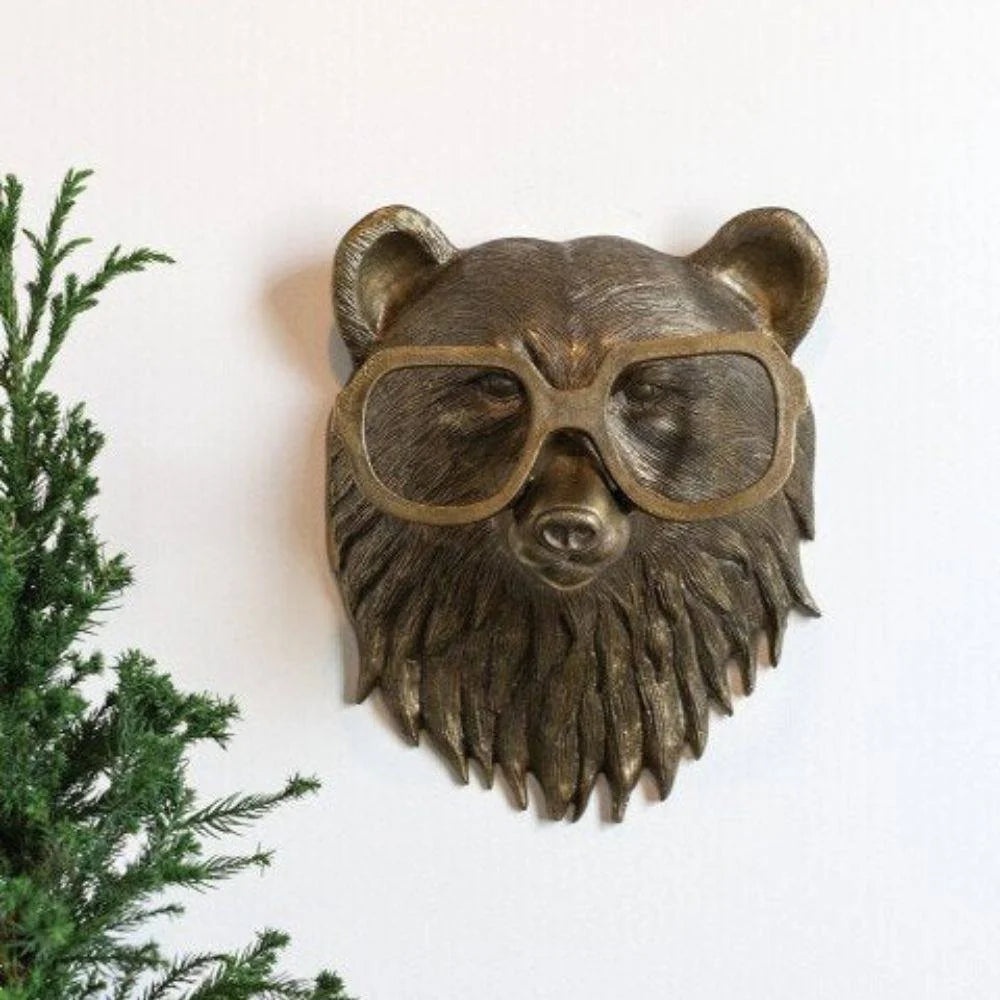 Animal Head Wall Sculpture Sculpted Durable & Easy Mount