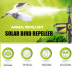 Animal Repellent Sprinkler Solar Motion-Activated Up To 36 Feet