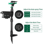 Animal Repellent Sprinkler Solar Motion-Activated Up To 36 Feet