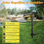 Animal Repellent Sprinkler Solar Motion-Activated Up To 36 Feet