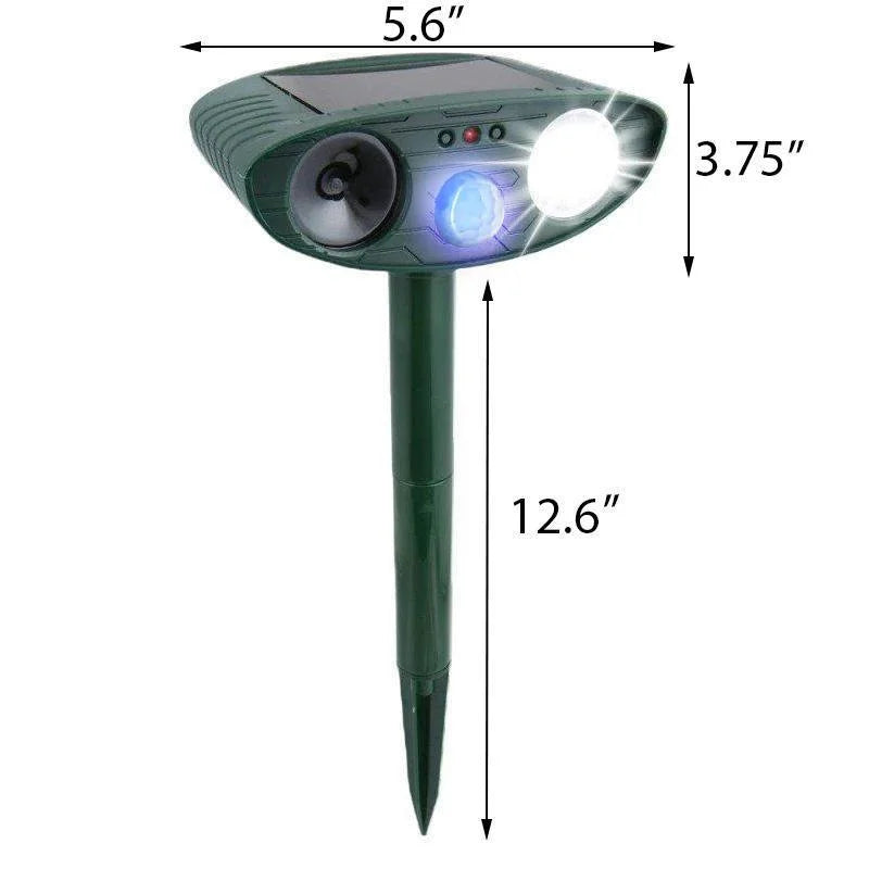 Animal Repeller Solar Powered Ultrasonic Motion Sensor
