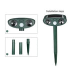 Animal Repeller Solar Powered Ultrasonic Motion Sensor