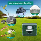 Animal Repeller Ultrasonic Motion-Activated Solar-Powered