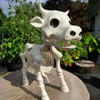 Animal Skeleton Decoration Weatherproof Resin & Carved Bone Detail