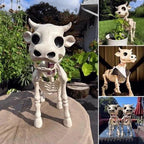 Animal Skeleton Decoration Weatherproof Resin & Carved Bone Detail