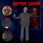 Animated Zombie Figure Lifelike Movement Weather-Resistant