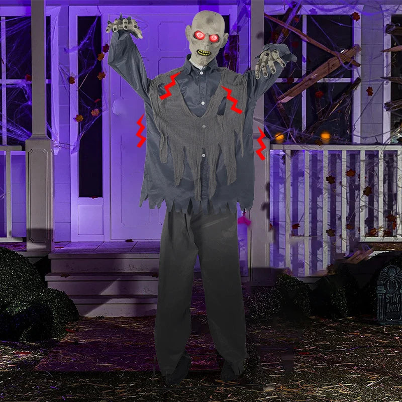 Animated Zombie Figure Lifelike Movement Weather-Resistant
