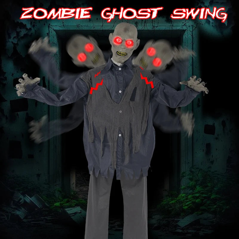 Animated Zombie Figure Lifelike Movement Weather-Resistant