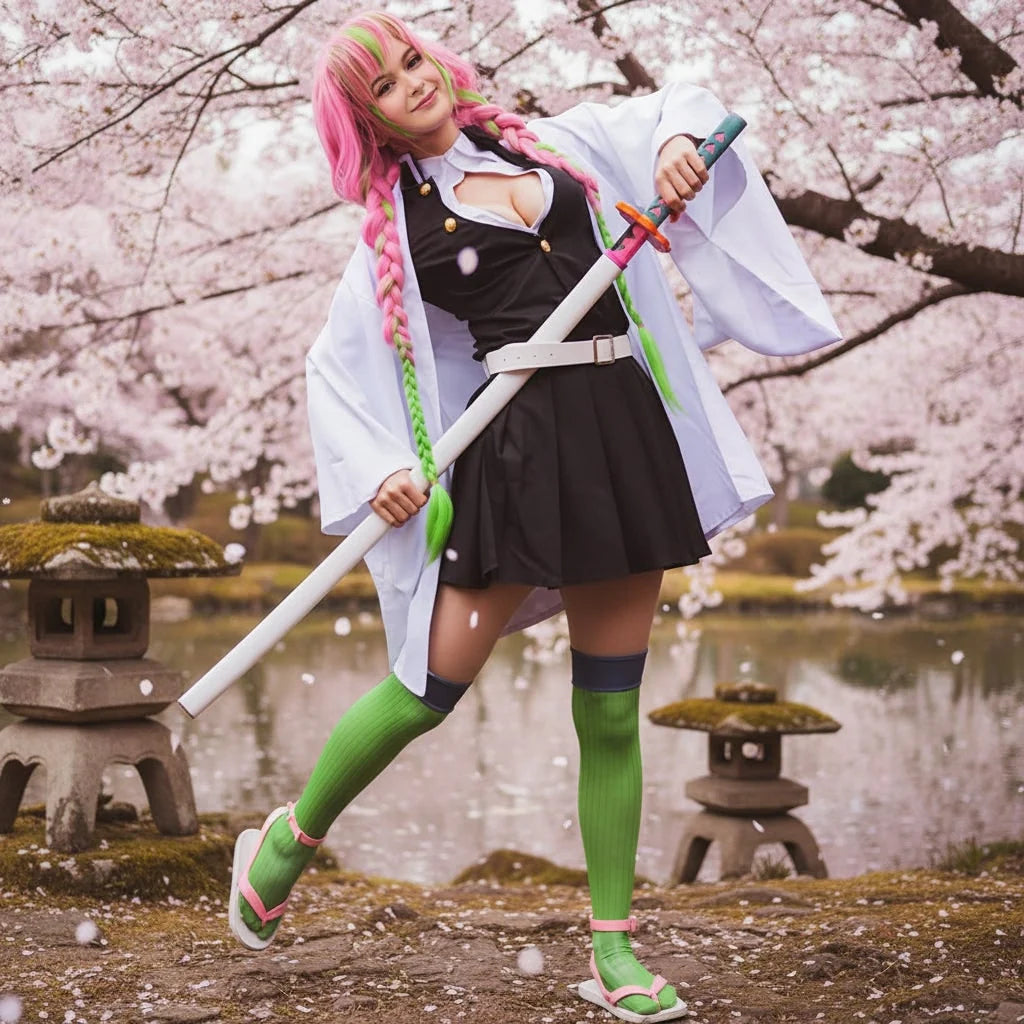 Anime Cosplay Costume Haori Jacket Multi-Piece Polyester Set