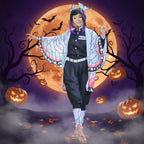 Anime Cosplay Costume Haori Jacket Multi-Piece Polyester Set