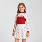 Anime Costume Set Polyester Pleated Skirt & Wig Included