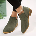 Ankle Boots Leather Stylish & Comfortable