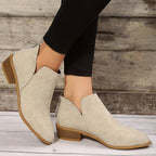 Ankle Boots Leather Stylish & Comfortable
