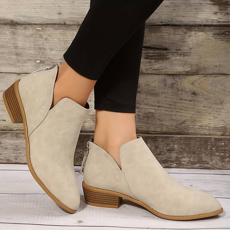 Ankle Boots Leather Stylish & Comfortable