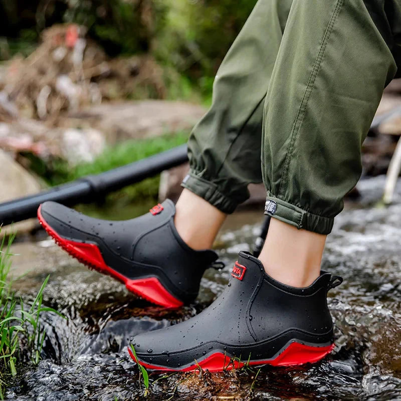 Ankle Boots Waterproof & Slip-Resistant Pull-On