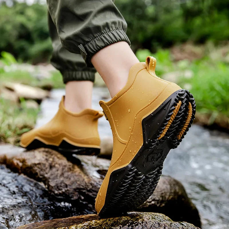 Ankle Boots Waterproof & Slip-Resistant Pull-On