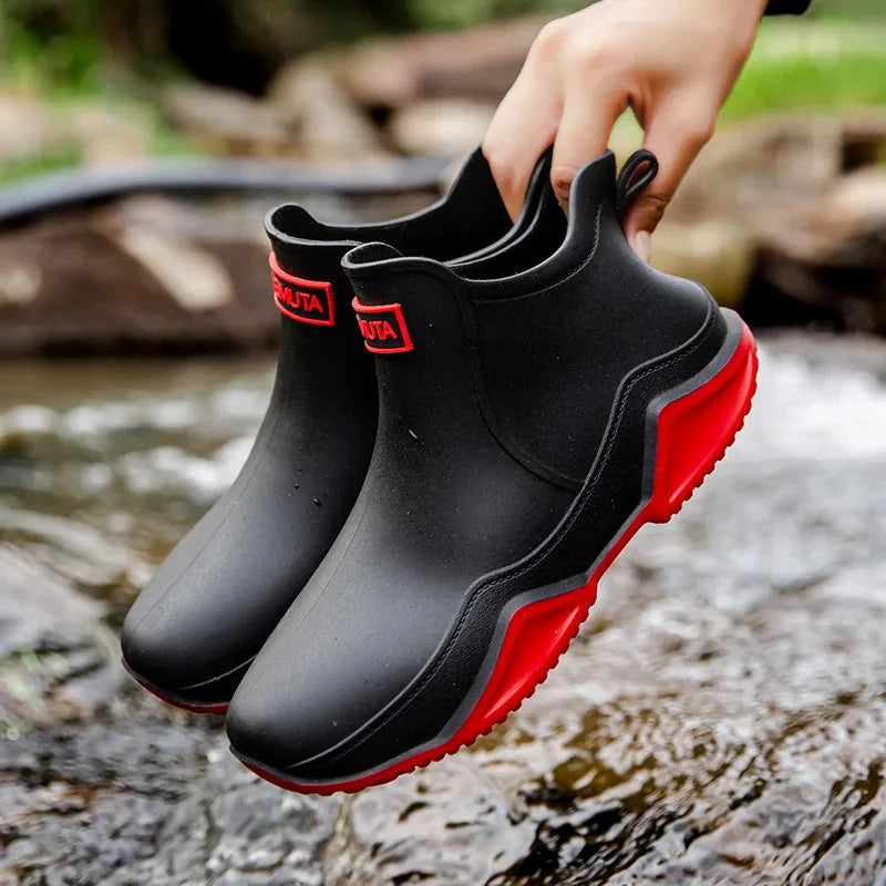 Ankle Boots Waterproof & Slip-Resistant Pull-On