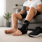 Ankle Brace Adjustable Compression Lateral Support Breathable