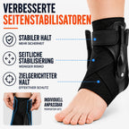 Ankle Brace Adjustable Compression Lateral Support Breathable