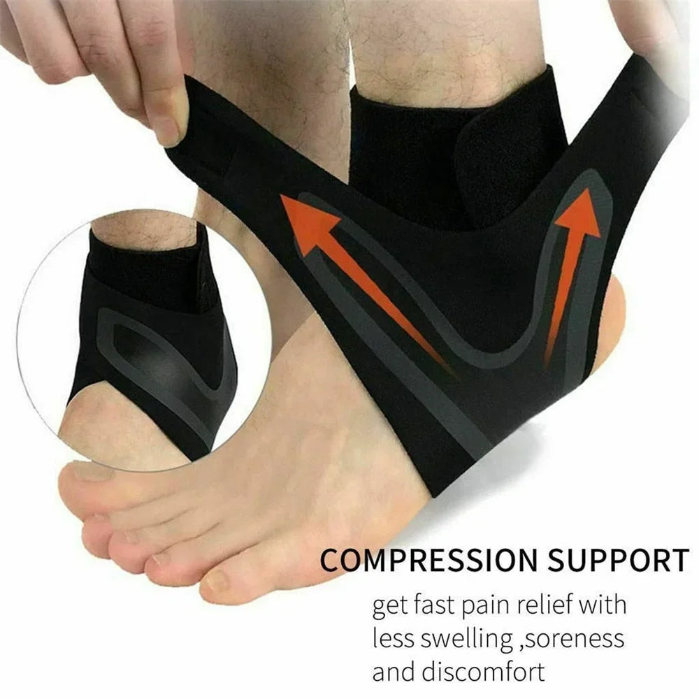 Ankle Brace Adjustable Straps Neoprene One Size Fits Most