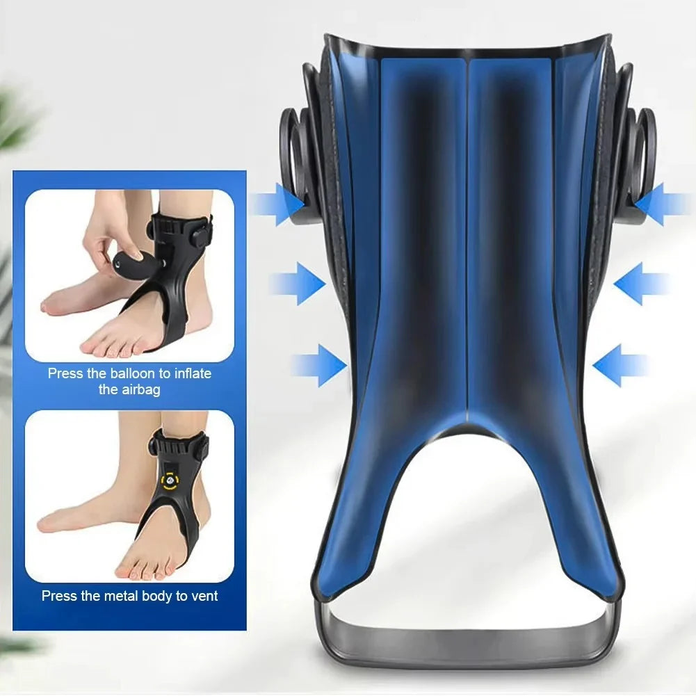 Ankle Support Brace Foot Drop Support Non-Slip Adjustable Straps