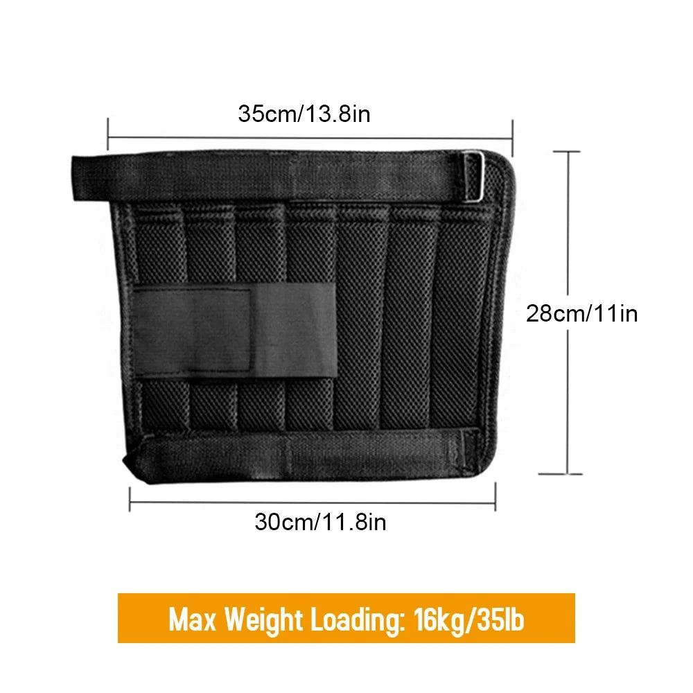 Ankle Weights Adjustable Resistance 35.2 lb Breathable Mesh