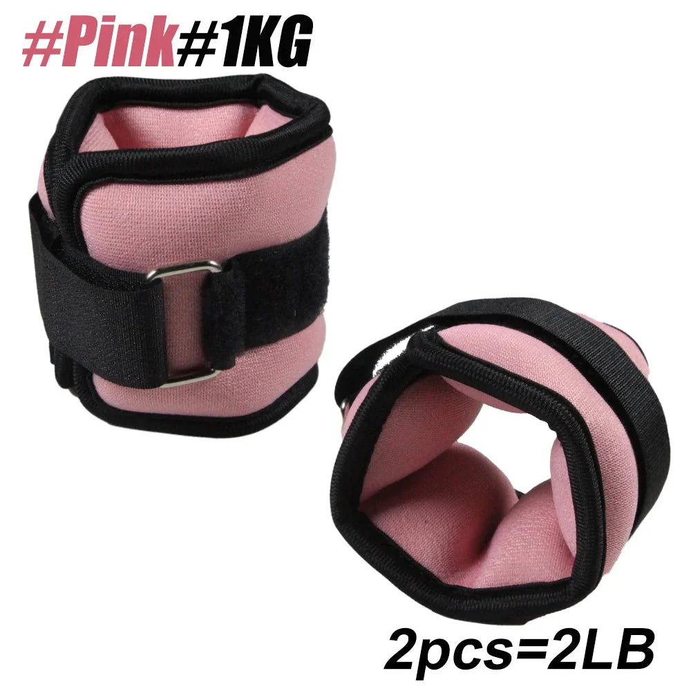 Ankle & Wrist Weights Adjustable Neoprene Double-Strap Lock