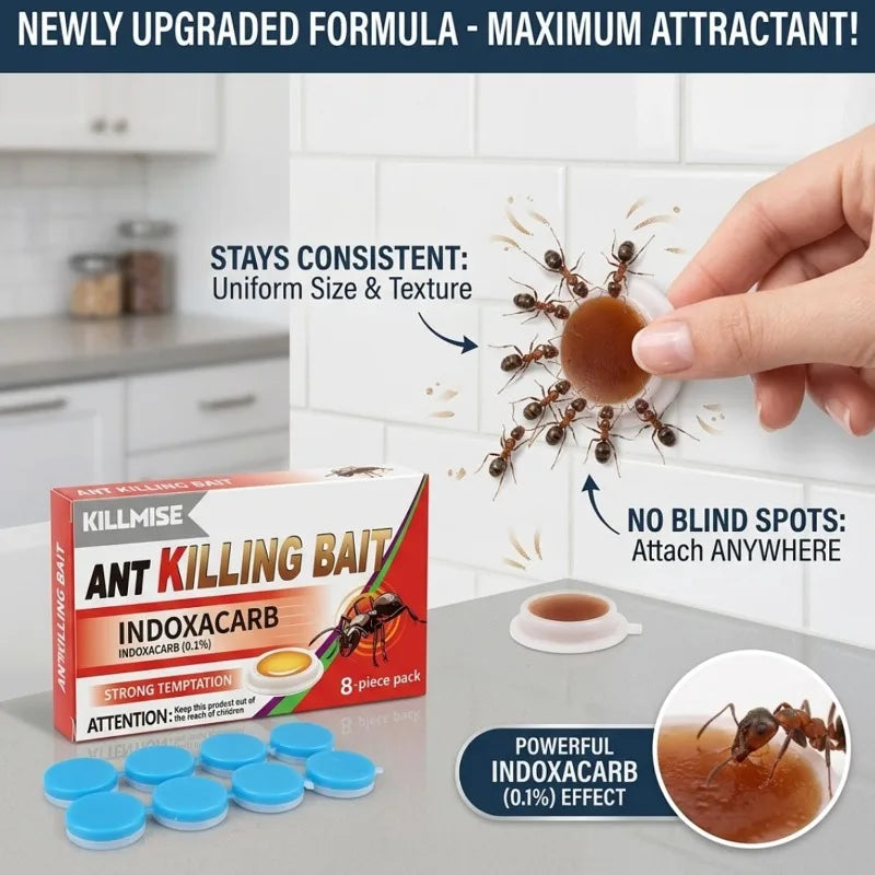 Ant Bait Capsules Ready-To-Use Long-Lasting Indoor & Outdoor