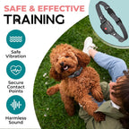 Anti-Bark Collar Vibration Training IPX7 Waterproof Adjustable Strap