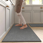 Anti-Fatigue Cushioned Non-Slip Kitchen Mat Set (Set of 2)