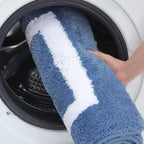 Anti-Slip Microfiber Plush Bath Mat (Machine Washable)
