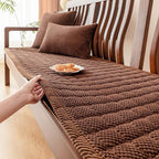 Anti-Slip Padded Corduroy Microfiber Sofa Seat Cover