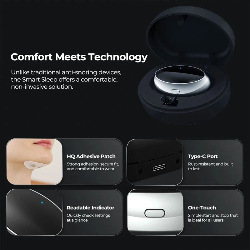 Anti-Snore Chin Clip Soft & Adjustable Ergonomic Fit