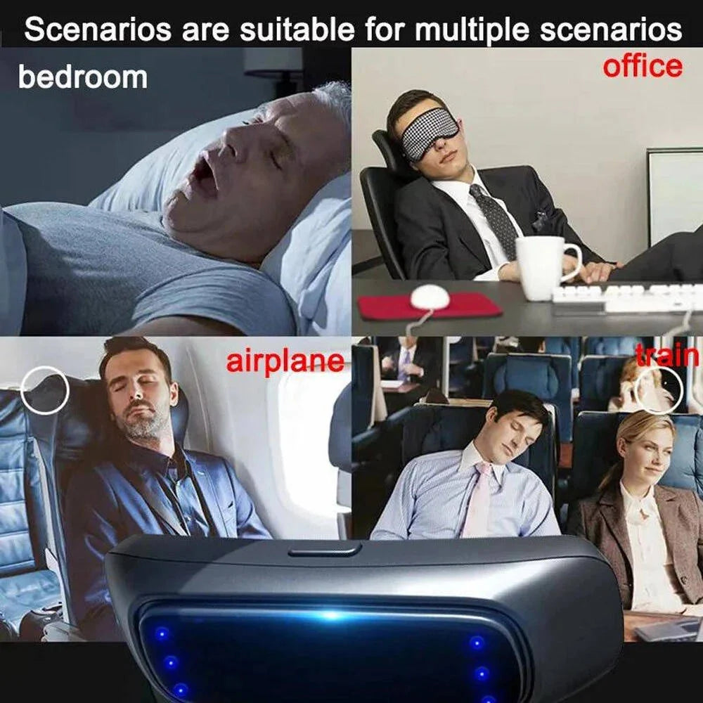 Anti-Snore Chin Strap Sensor 6-Level Vibration Adjustable Fit