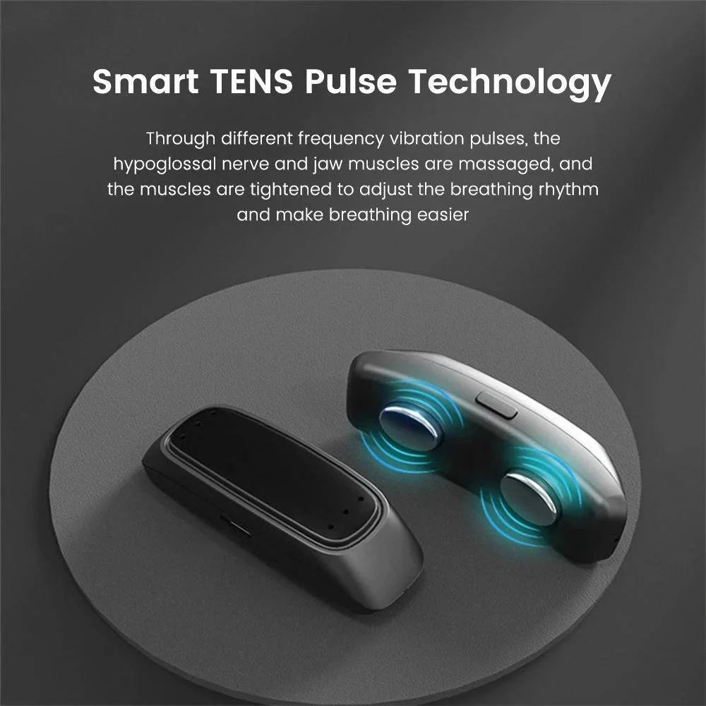 Anti-Snore Chin Strap Sensor 6-Level Vibration Adjustable Fit