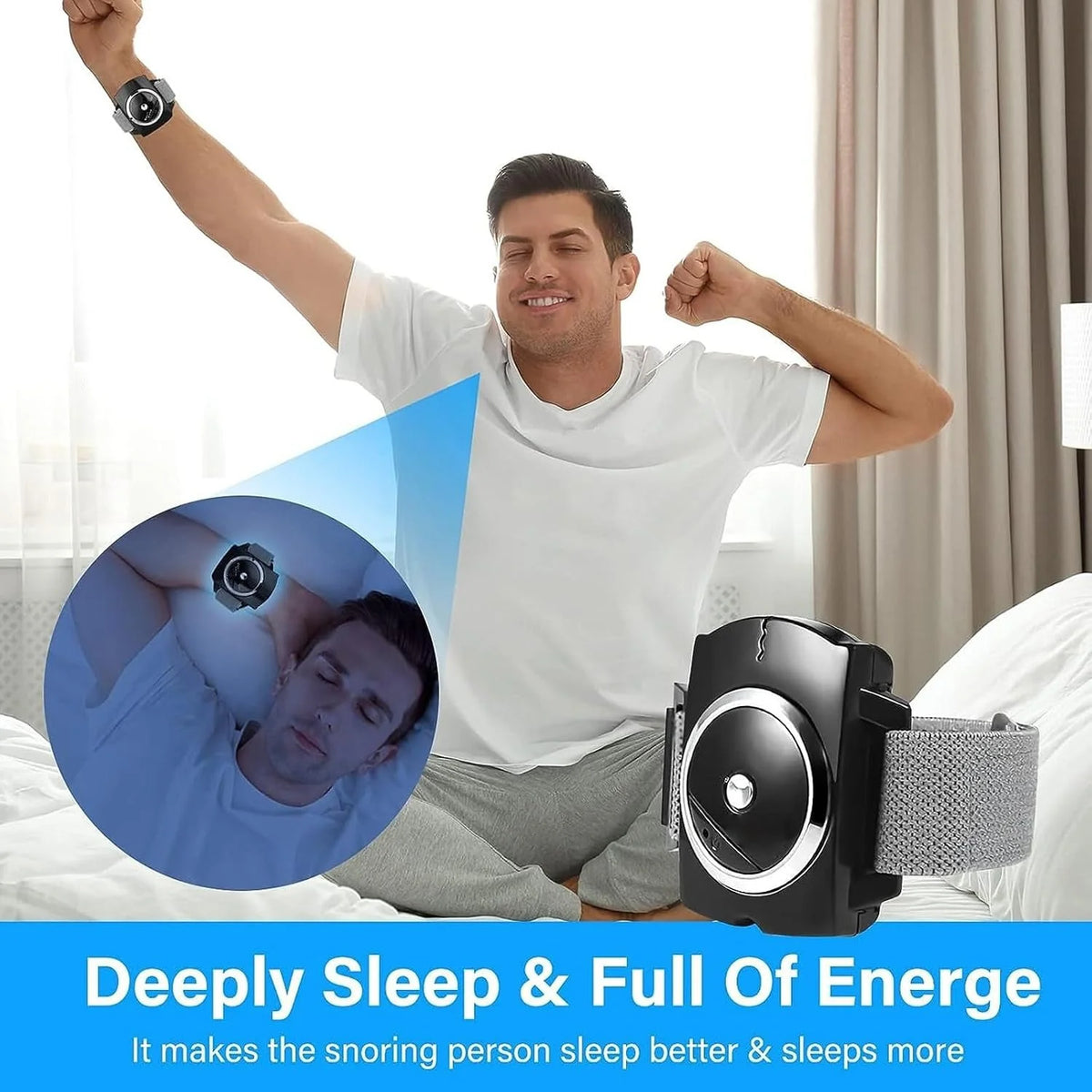 Anti-Snore Wristband Automatic Snore Detection Gentle Pulse