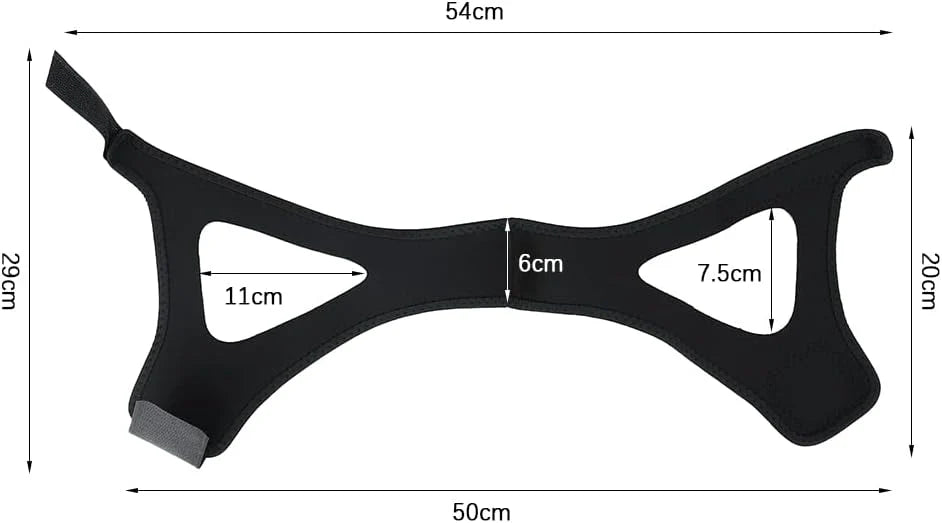 Anti Snoring Chin Strap Adjustable Breathable Neoprene