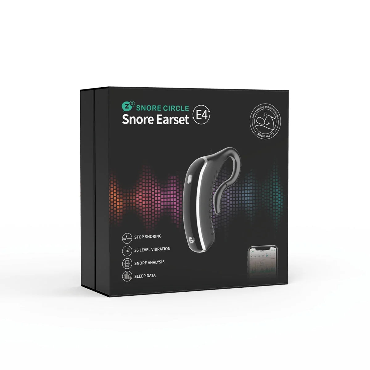 Anti-Snoring Device Bone Conduction App Tracking 24-Hour Battery