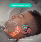 Anti-Snoring Device Bone Conduction App Tracking 24-Hour Battery