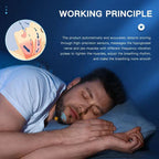 Anti-Snoring Device EMS Pulse Adjustable Intensity USB Rechargeable