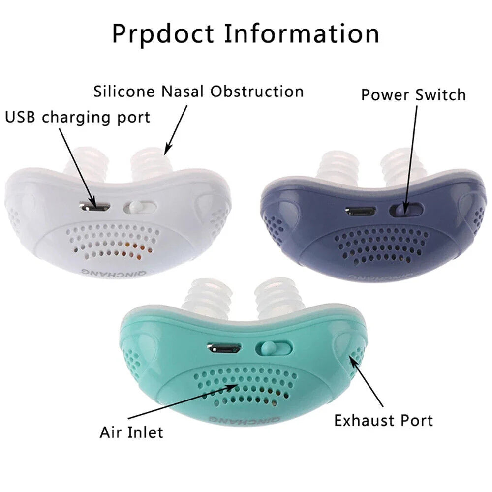 Anti-Snoring Device Maskless Soft Silicone Buds 8-10 Hour Battery