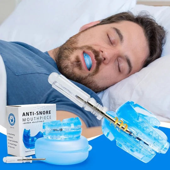 Anti-Snoring Mouth Guard Adjustable Jaw Support Medical-Grade BPA-Free
