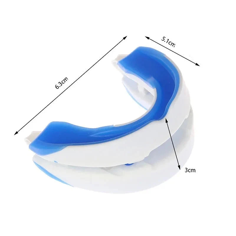 Anti-Snoring Mouthpiece Adjustable Jaw Positioner Food-Grade Silicone Includes Case