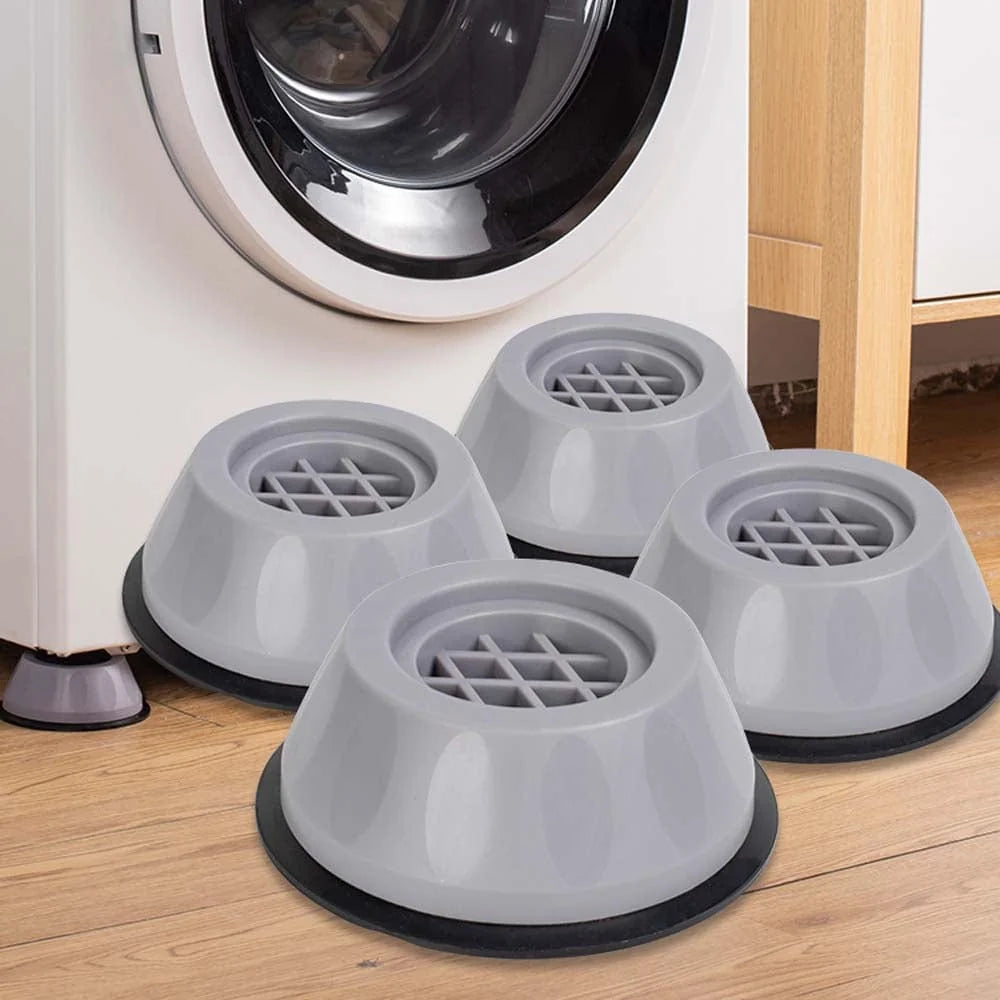 Anti Vibration Pads Rubber Tool-Free 4-Pack For Washers & Dryers