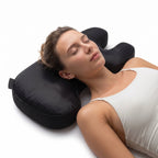 Anti-Wrinkle Pillow U-Shape Memory Foam Satin & Bamboo Case